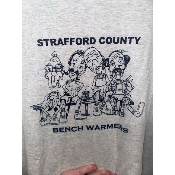 Strafford County Bench Warmer Vintage T-Shirt Extra Large - Picture 2 of 4